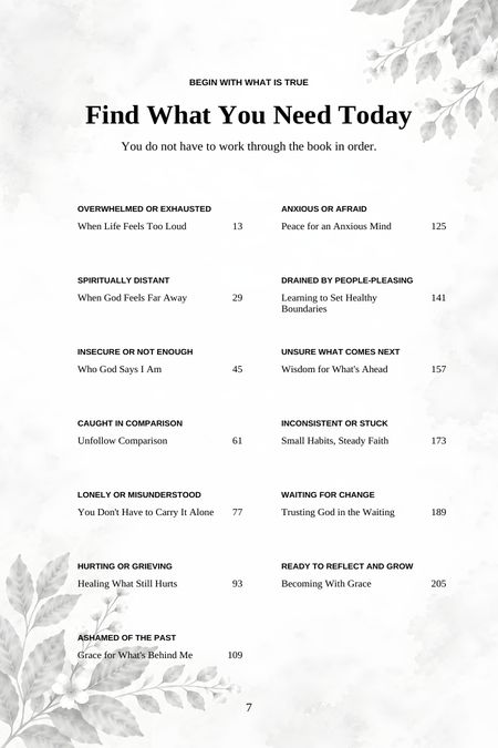 A feeling guide that matches how you feel today — overwhelmed, distant, lonely, anxious — to the pathway that meets it